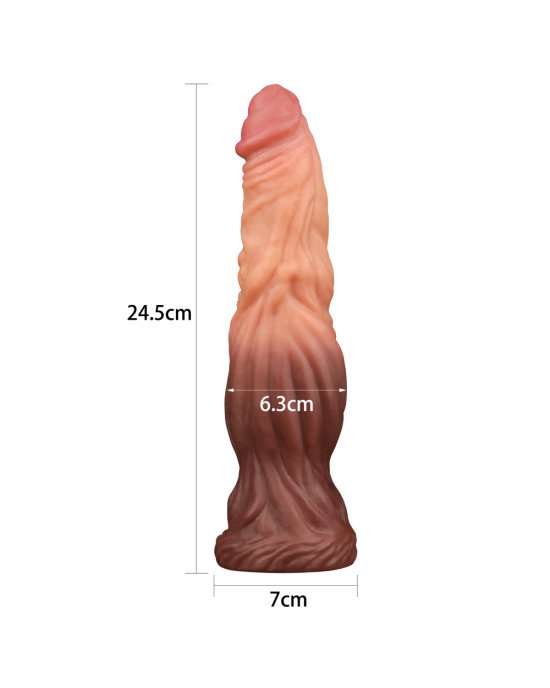 Фалоімітатор - Dual-Layered Silicone Cock 9.5 Фалоімітатор - Dual-Layered Silicone Cock 9.5
