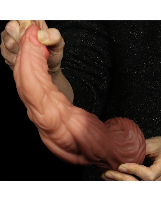 Фалоімітатор - Dual-Layered Silicone Cock 9.5 Фалоімітатор - Dual-Layered Silicone Cock 9.5