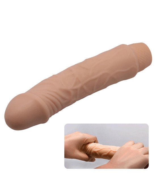 Вібратор - Barbara Jeff Vibrator Flesh, 19,5 см Вібратор - Barbara Jeff Vibrator Flesh, 19,5 см