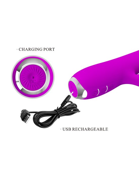 Вібратор - Pretty Love Rachel licking Vibrator Purple