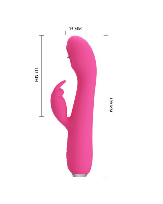Вібратор - Pretty Love Rachel licking Vibrator Magenta Вібратор - Pretty Love Rachel licking Vibrator Magenta