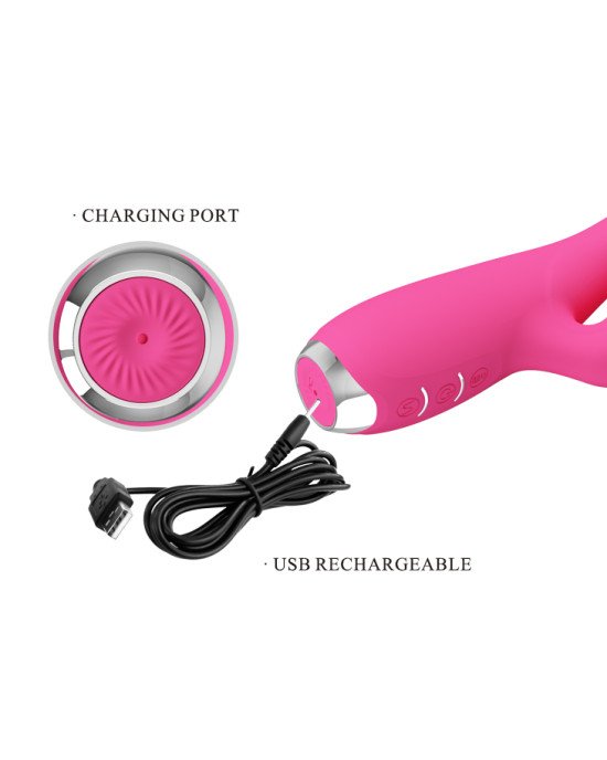 Вібратор - Pretty Love Rachel licking Vibrator Magenta Вібратор - Pretty Love Rachel licking Vibrator Magenta