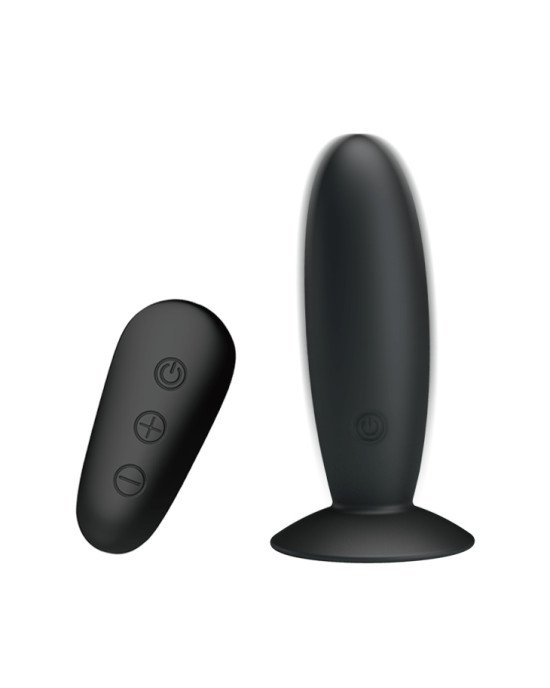 Анальна пробка - MR Play super-smooth vibrating butt plug Black Анальна пробка - MR Play super-smooth vibrating butt plug Black