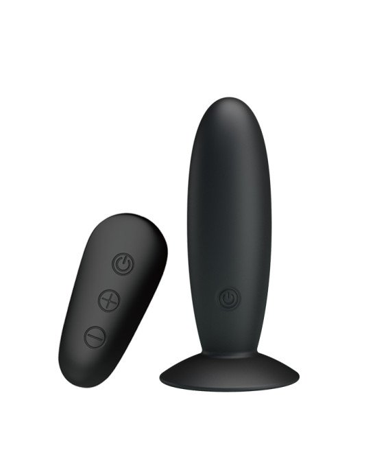 Анальна пробка - MR Play super-smooth vibrating butt plug Black Анальна пробка - MR Play super-smooth vibrating butt plug Black