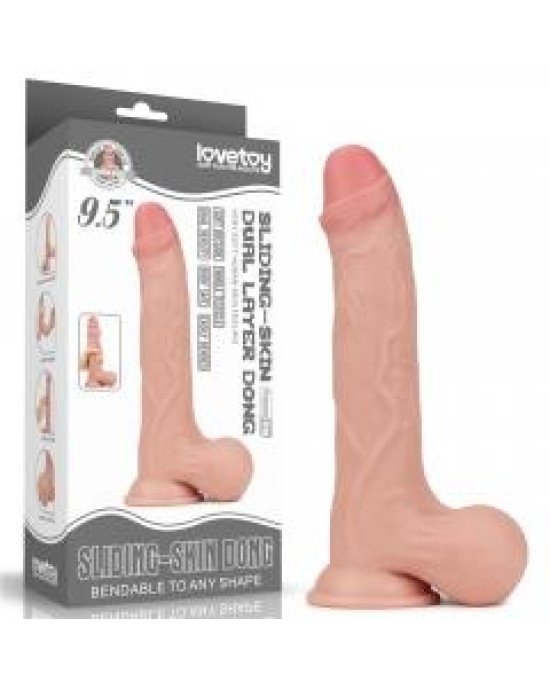 Фалоімітатор - Sliding-Skin Dual Layer Dong 8.5
