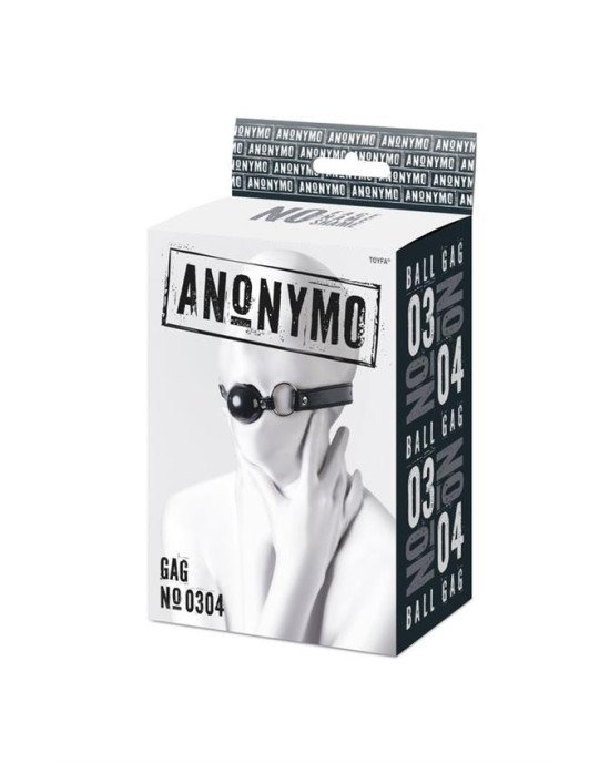 Кляп Anonymo, TPR, черный, 64 см Кляп Anonymo, TPR, черный, 64 см