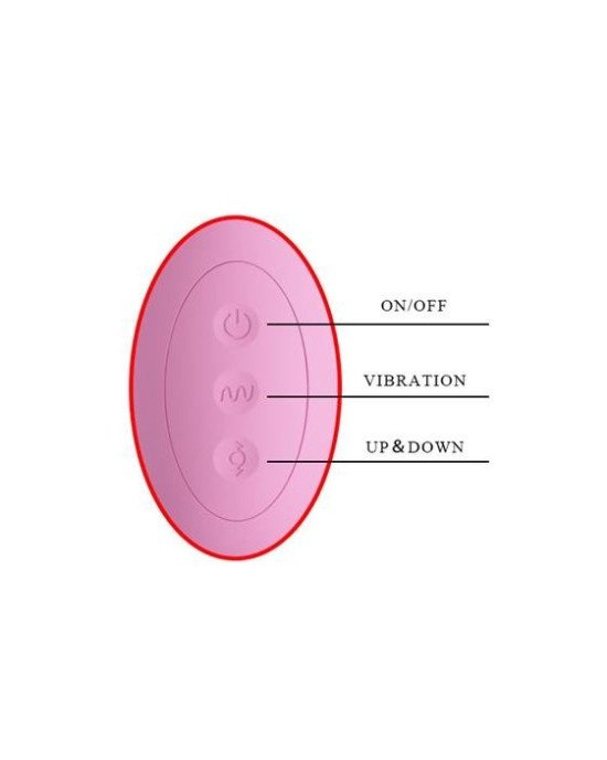 Вібратор - Pretty Love Suzie Vibrator Up&Down function Pink Вібратор - Pretty Love Suzie Vibrator Up&Down function Pink