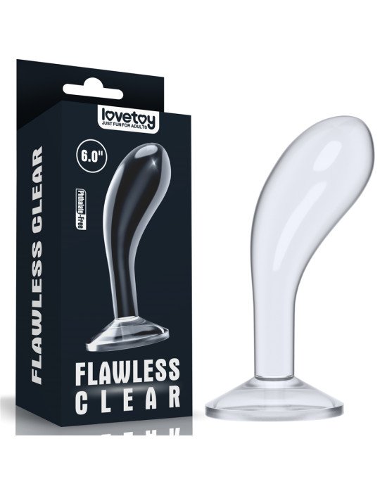 Анальна пробка - Flawless Clear Prostate Plug 6 Анальна пробка - Flawless Clear Prostate Plug 6