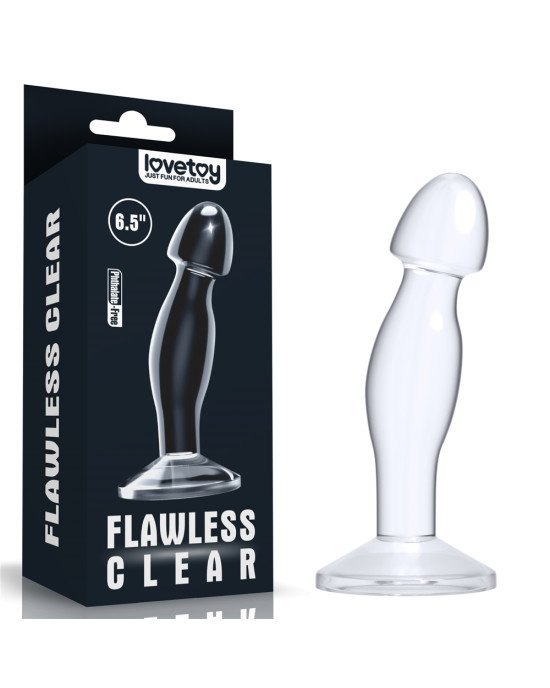 Анальна пробка - Flawless Clear Prostate Plug 6.5
