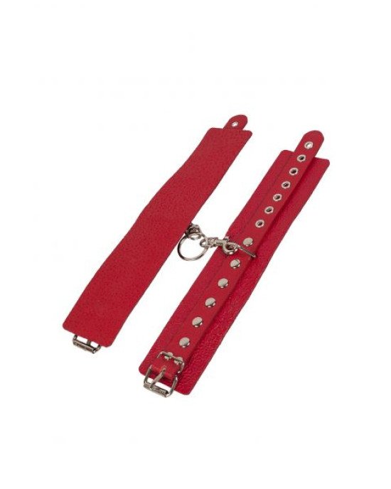 Наручники Leather Restraints Hand Cuffs, Red Наручники Leather Restraints Hand Cuffs, Red