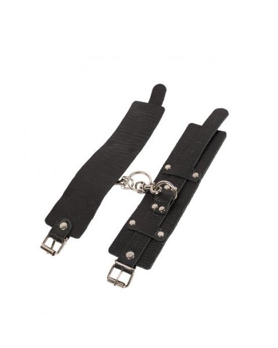 Наручники Leather Dominant Hand Cuffs, Black