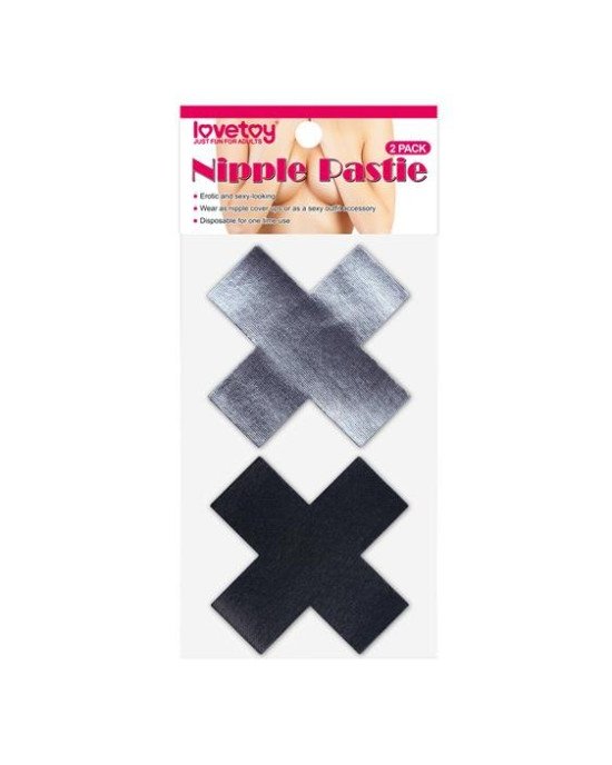 Пестіси - Cross Pattern Nipple Pasties (2 пари) Пестіси - Cross Pattern Nipple Pasties (2 пари)