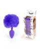 Анальна пробка - Jewellery Silicon Plug Bunny Tail Purple Анальна пробка - Jewellery Silicon Plug Bunny Tail Purple