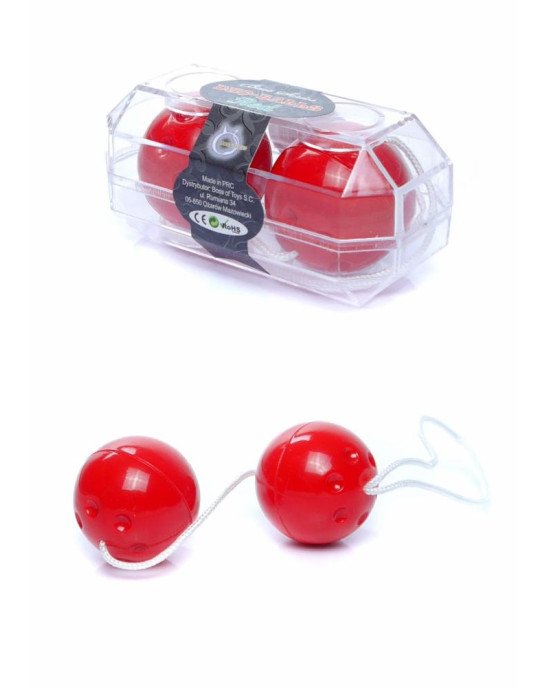 Вагінальні кульки - Duo-Balls Red Вагінальні кульки - Duo-Balls Red