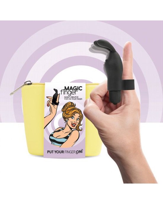 Насадка на палець - FeelzToys - Magic Finger Vibrator Black