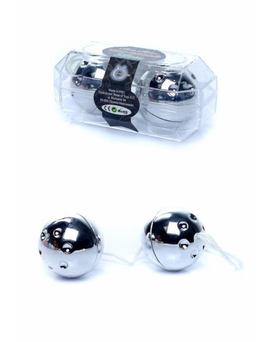Вагінальні кульки - Duo-Balls Silver