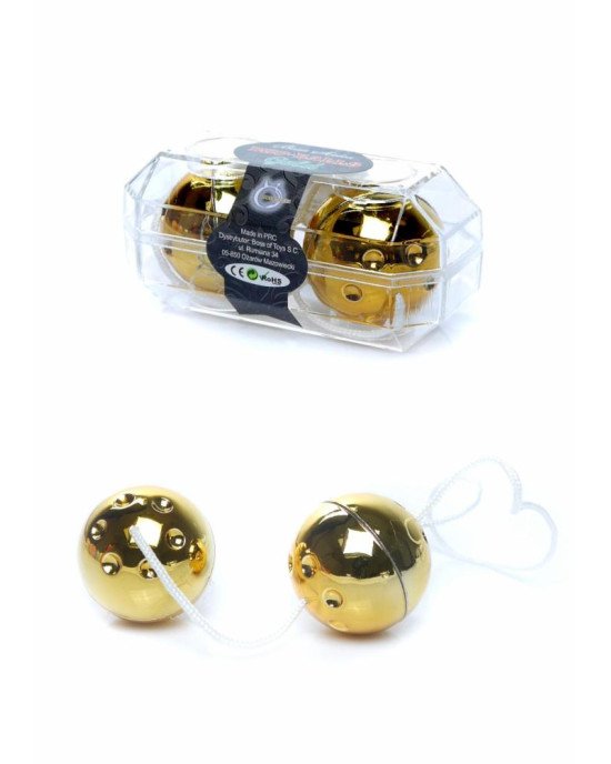 Вагінальні кульки - Duo-Balls Gold Вагінальні кульки - Duo-Balls Gold