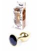 Анальна пробка - Jewellery Gold Plug Black