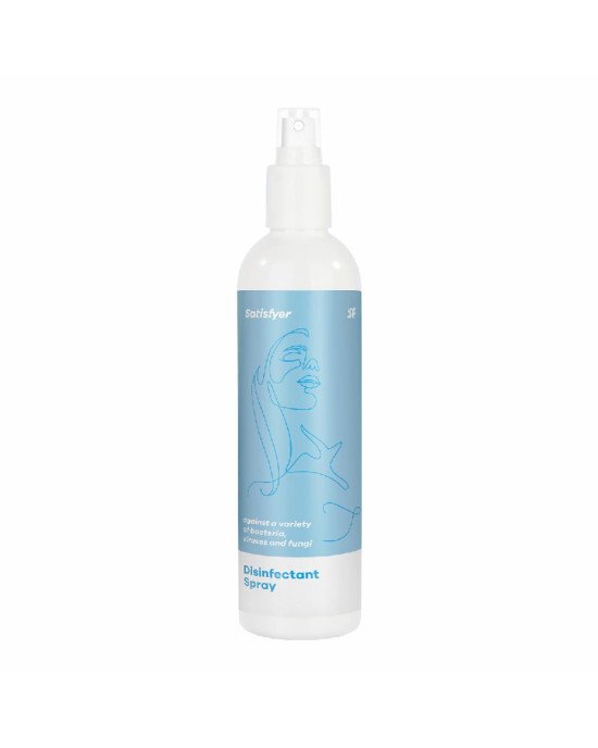 Спрей для догляду за інтимними іграшками - Satisfyer Gentle Disinfectant Spray EU, 300 мл Спрей для догляду за інтимними іграшками - Satisfyer Gentle Disinfectant Spray EU, 300 мл