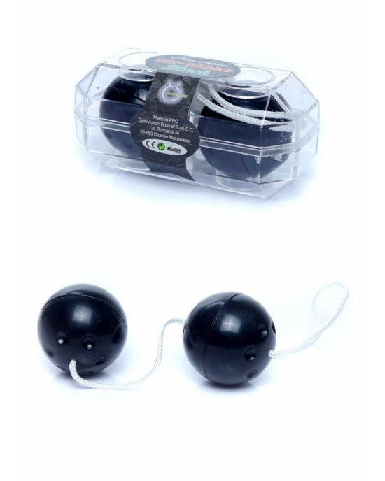 Вагінальні кульки - Duo-Balls Black Вагінальні кульки - Duo-Balls Black