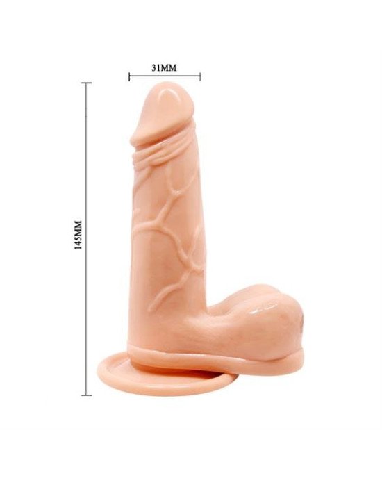 Вібратор - Barbara Genie Vibrator Flesh, 14,5 см