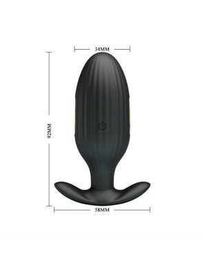 Анальна пробка - Pretty Love Jefferson Anal Plug Black (App) Анальна пробка - Pretty Love Jefferson Anal Plug Black (App)