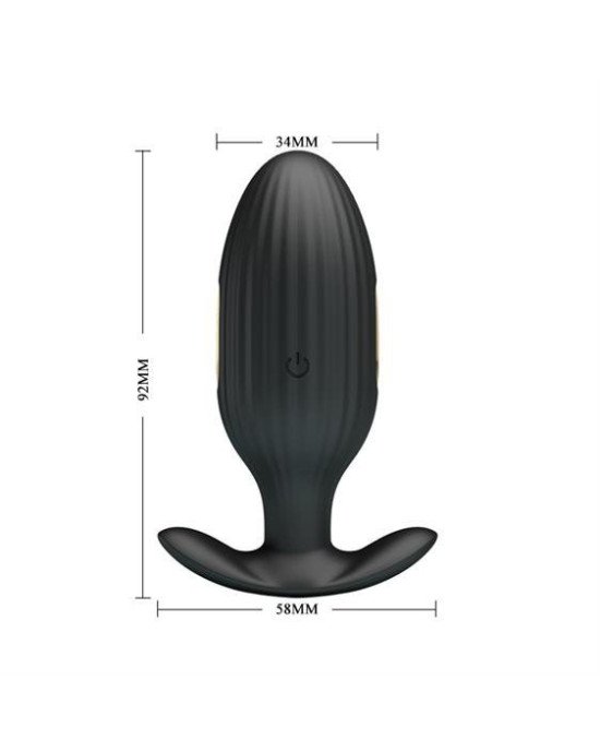 Анальна пробка - Pretty Love Jefferson Anal Plug Black (App) Анальна пробка - Pretty Love Jefferson Anal Plug Black (App)