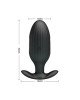 Анальна пробка - Pretty Love Jefferson Anal Plug Black (App) Анальна пробка - Pretty Love Jefferson Anal Plug Black (App)