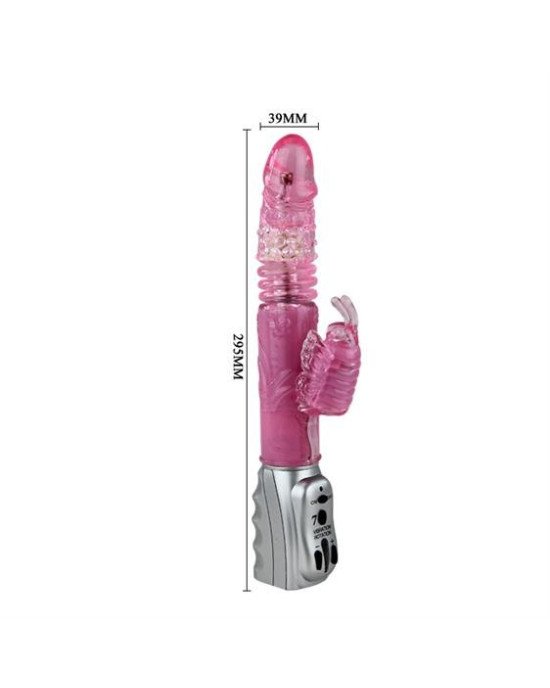 Вібратор - Mariposa Tulip Vibrator rotating 29,5 cm Purple Вібратор - Mariposa Tulip Vibrator rotating 29,5 cm Purple