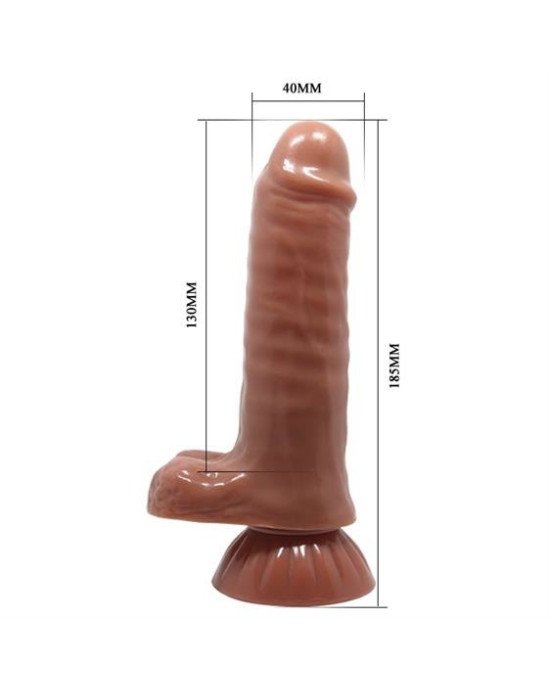 Фалоімітатор - Beautiful Encounter Baron Dilo with suction cup Brown Фалоімітатор - Beautiful Encounter Baron Dilo with suction cup Brown