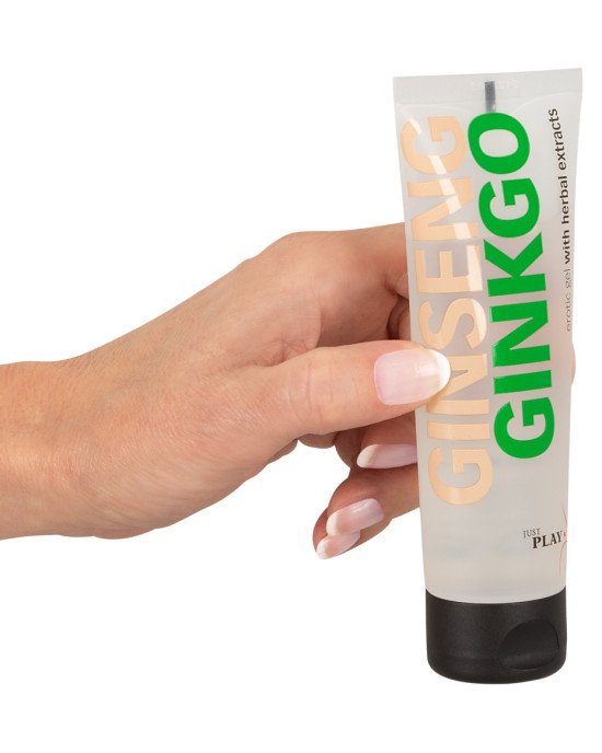Лубрикант - Just Play Ginseng Ginkgo Gel, 80 мл Лубрикант - Just Play Ginseng Ginkgo Gel, 80 мл