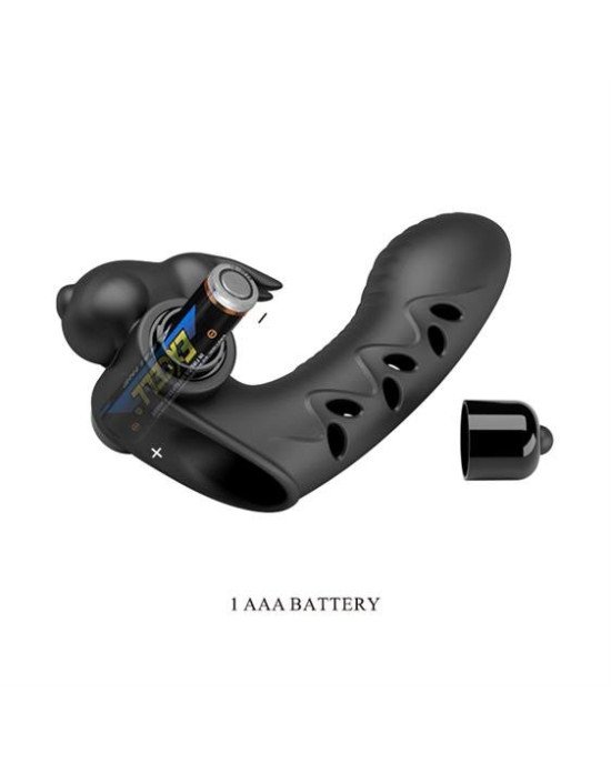 Насадка на палець - Pretty Love Vance Honey Finger Vibrator Black Насадка на палець - Pretty Love Vance Honey Finger Vibrator Black
