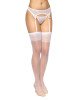 Панчохи - Stockings 5533, white 4 L