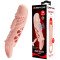 Насадка на член - Pretty Love Cecelia Vibrating Penis Sleeve Flesh