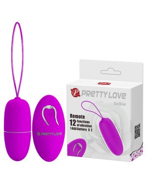 Віброяйце - Pretty Love Selkie Vibrating Egg Purple