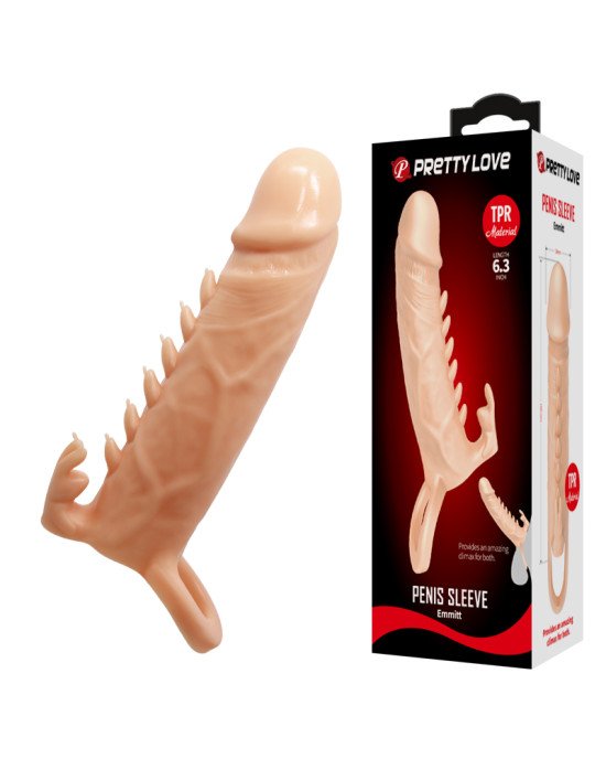 Насадка на член - Pretty Love Emmitt Penis Sleeve Flesh Насадка на член - Pretty Love Emmitt Penis Sleeve Flesh