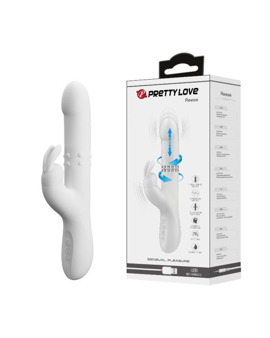 Вібратор - Pretty Love Reese Vibrator White Вібратор - Pretty Love Reese Vibrator White