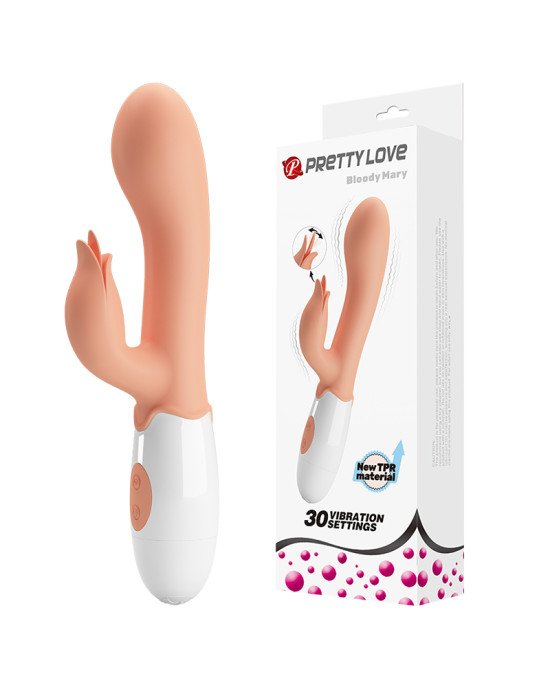 Вібратор - Pretty Love Bloody Mary Vibrator Flesh Вібратор - Pretty Love Bloody Mary Vibrator Flesh