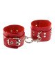 Наручники Leather Rastraints Hand Cuffs, Red Наручники Leather Rastraints Hand Cuffs, Red