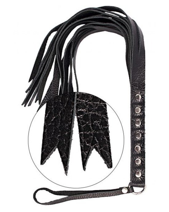 Флогер S&M Fancy Leather Floger, Black Флогер S&M Fancy Leather Floger, Black