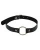 Кляп Leather O-Ring Gag, Black Кляп Leather O-Ring Gag, Black