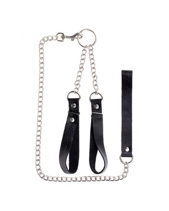 Наручники з повідцем Gentle Hold, Black Наручники з повідцем Gentle Hold, Black