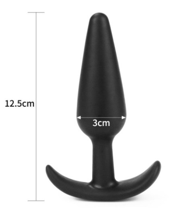 Анальна пробка - Lure Me Butt Plug L Black Анальна пробка - Lure Me Butt Plug L Black