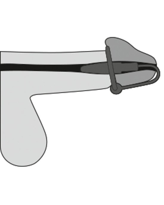 Стимулятор уретри - Penis Plug + Silicone Glans Ring Dilator Стимулятор уретри - Penis Plug + Silicone Glans Ring Dilator