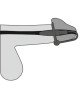 Стимулятор уретри - Penis Plug + Silicone Glans Ring Dilator Стимулятор уретри - Penis Plug + Silicone Glans Ring Dilator