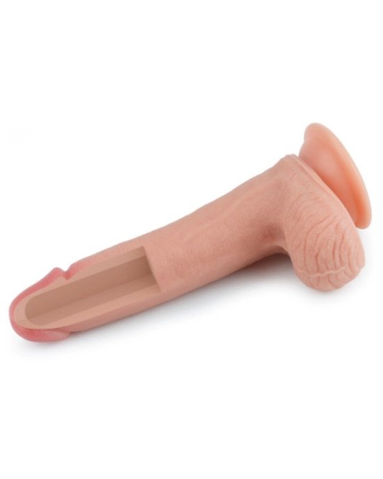 Фалоімітатор - Dual-Layered Silicone Cock 8 Фалоімітатор - Dual-Layered Silicone Cock 8