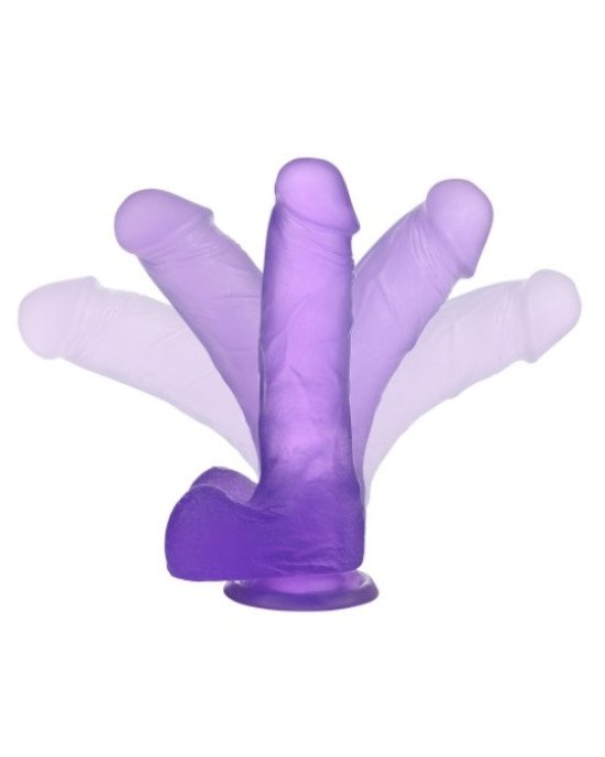 Фалоімітатор з мошонкою - Jelly Studs Crystal Dildo Medium 7 Фалоімітатор з мошонкою - Jelly Studs Crystal Dildo Medium 7