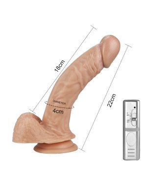Вібратор - Real Extreme Vibrating Dildo 8.5 Вібратор - Real Extreme Vibrating Dildo 8.5
