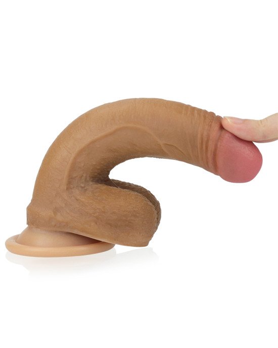 Фалоімітатор - Dual-Layered Silicone Cock 7 Фалоімітатор - Dual-Layered Silicone Cock 7