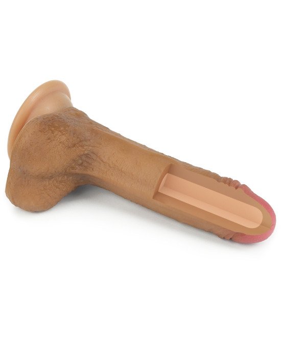 Фалоімітатор - Dual-Layered Silicone Cock 7 Фалоімітатор - Dual-Layered Silicone Cock 7